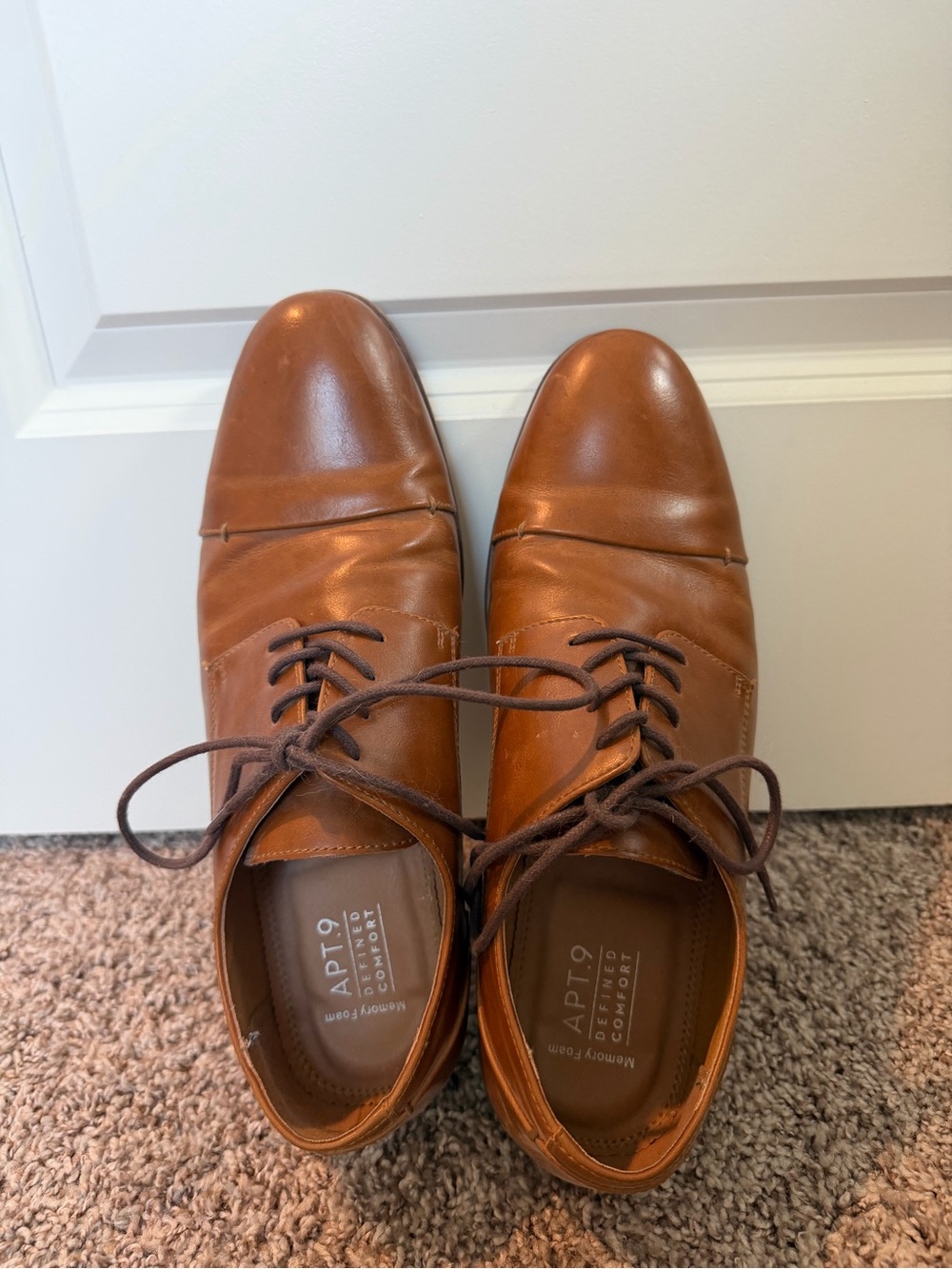 APT. 9 Men’s Brown Dress Oxfords
